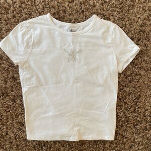 2000s Hollister butterfly t-shirt